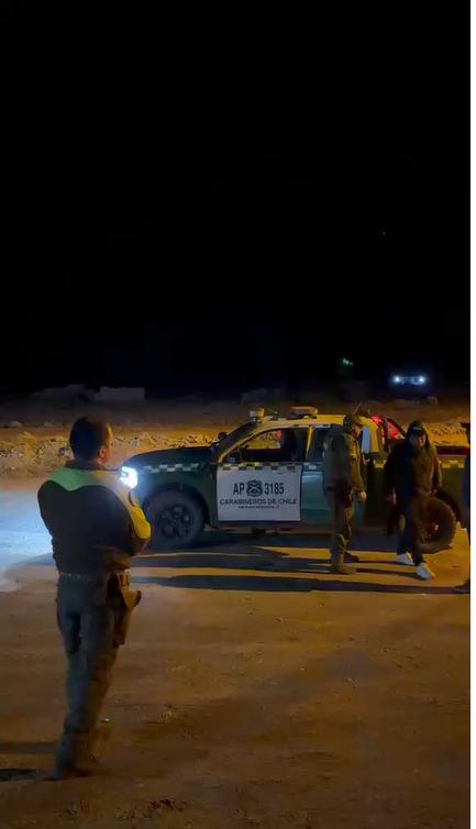 Rescate de dos funcionarios bolivianos - Carabineros
