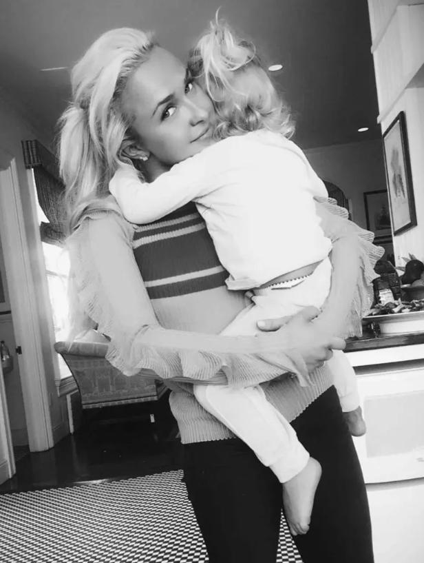 X - Hayden Panettiere y su hija