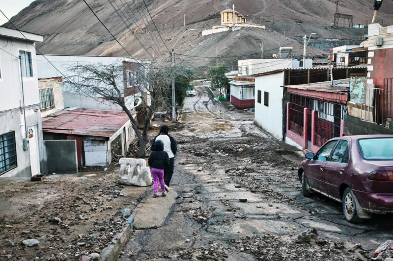 Agencia Uno - Tocopilla después del sistema frontal
