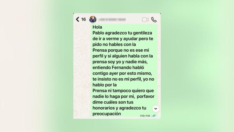 T13 - Mensaje de Ivette Vergara a Pablo Aqueveque