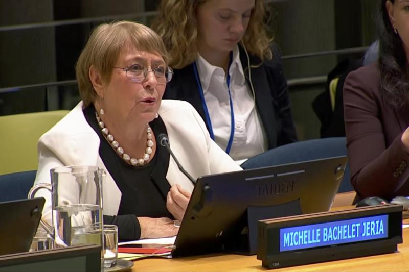 Aton - Bachelet en carrera por la ONU