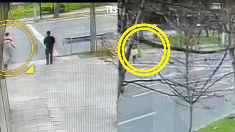 T13 - Momento del atropello de Paz Ramírez