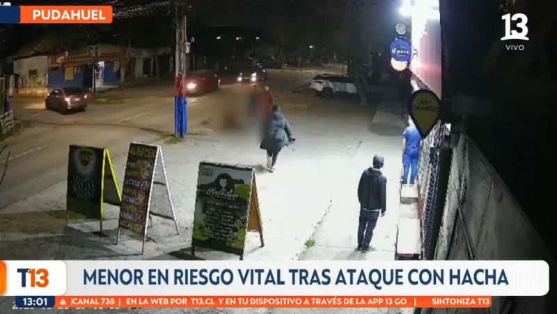 T13 - Adolescente fue atacado en Pudahuel