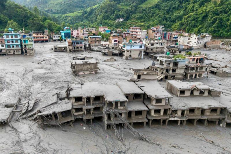 AFP - Al menos 270 muertos y más de 1.000 desaparecidos tras inundaciones entre Nepal y Tíbet