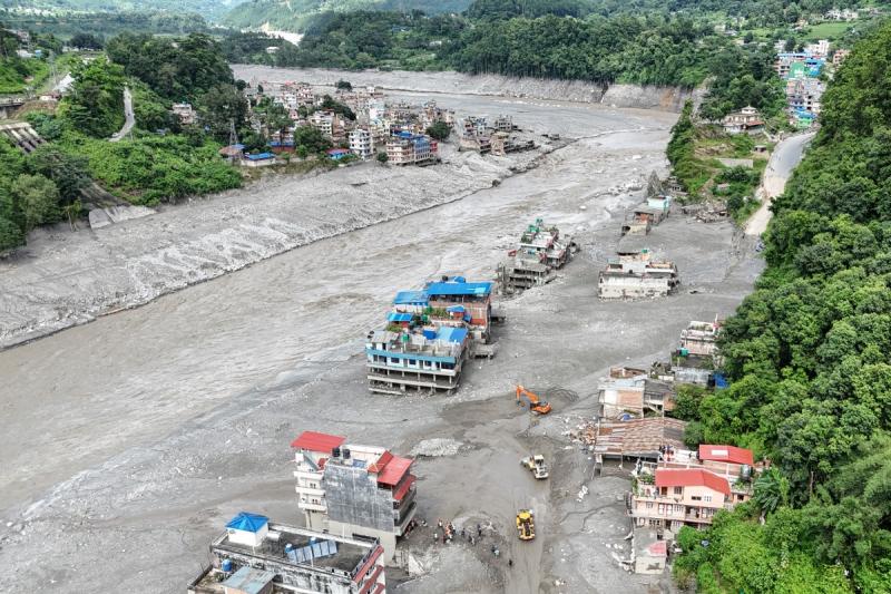 AFP - Inundaciones en Nepal