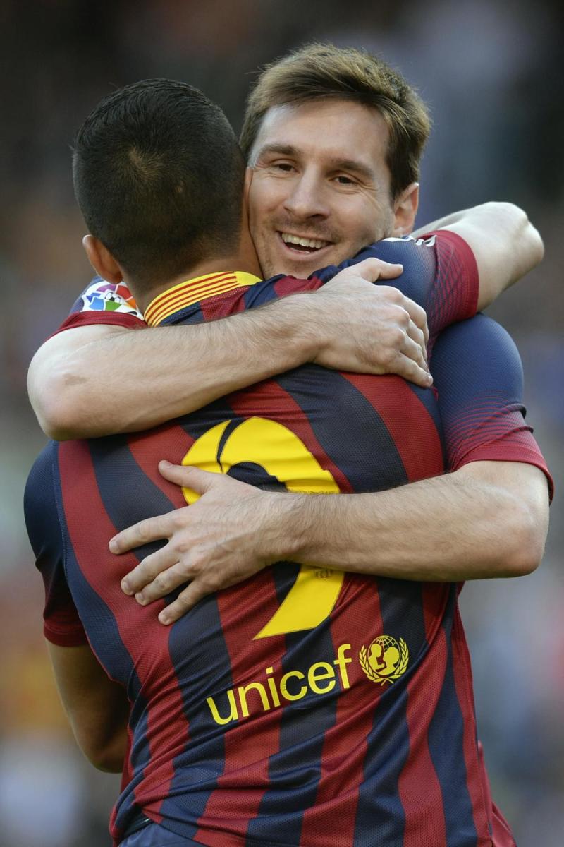 Alexis Sánchez y Lionel Messi - AFP