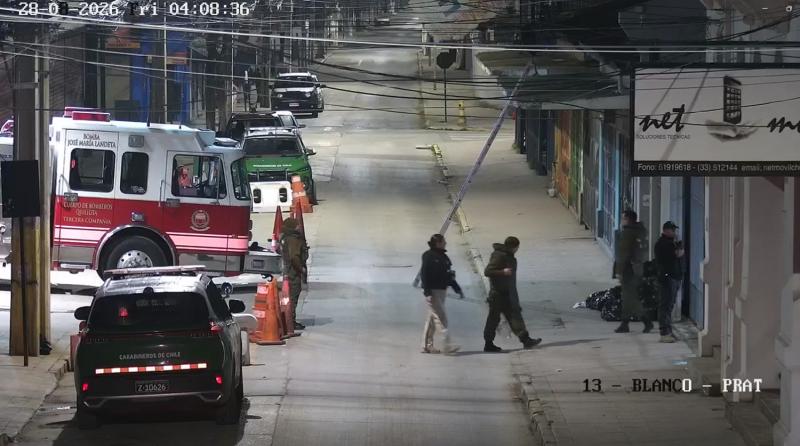 Carabinera cayó desde 7 metros durante persecución en Quillota