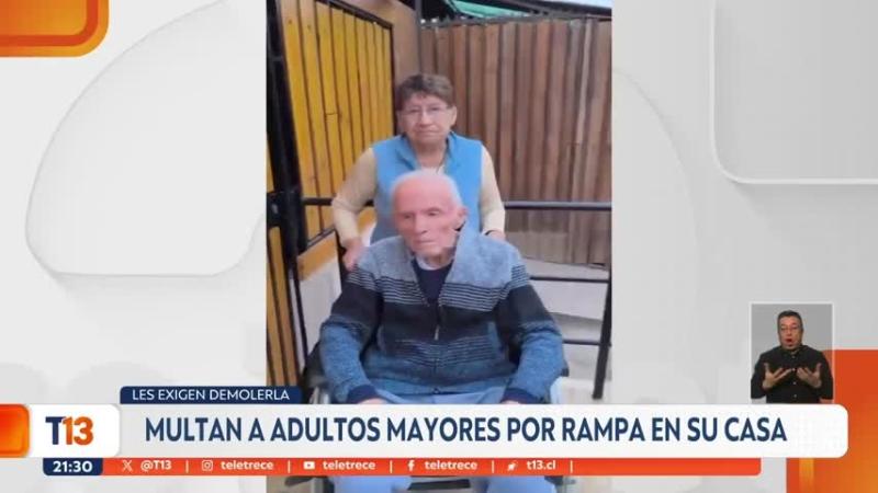 "Para que fuera más cómodo para él": El relato de adultos mayores a quienes municipio pidió retirar rampa para residente en silla de ruedas