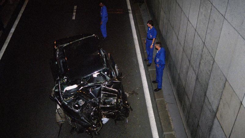 Así quedó el auto donde viajaba Lady Di - AFP