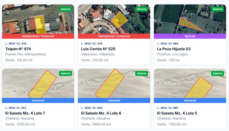 Cómo revisar las propiedades fiscales que están a la venta - Portal de Licitaciones