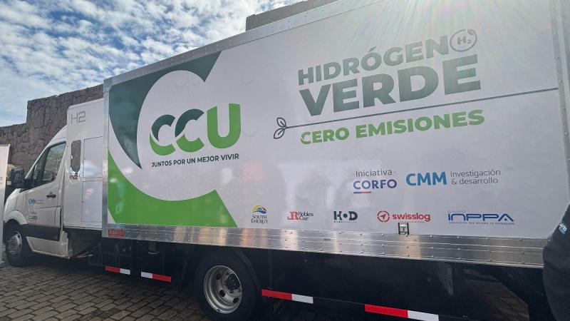 Gentileza - Primer vehículo de carga a hidrógeno verde creado en Chile
