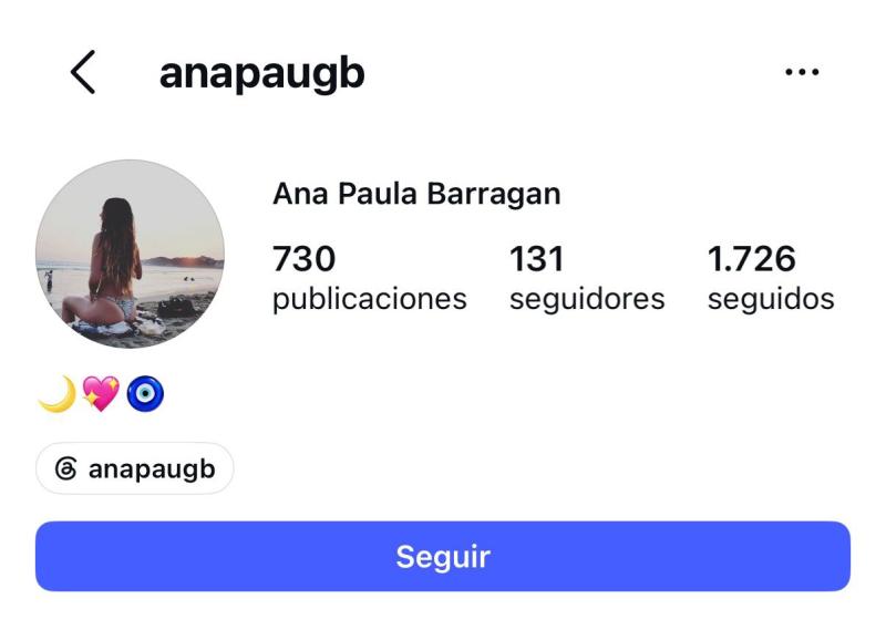 Instagram - Ana Paula Barragán
