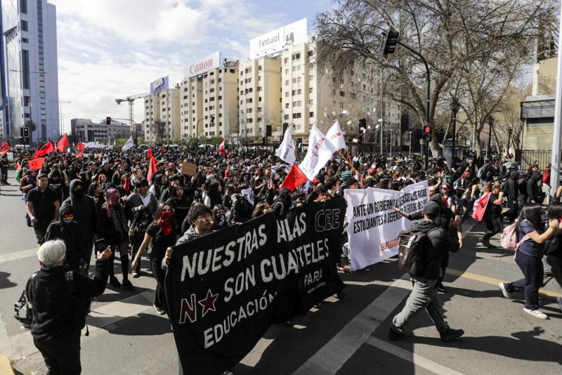 Agencia Uno - Marcha de estudiantes secundarios