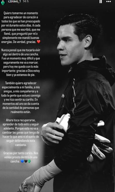 Stories de Christian Bravo - Instagram