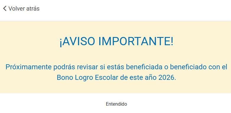 Captura - El sitio del Bono Logro Escolar