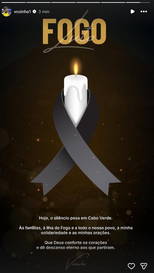 Vozinha lamentó la tragedia en Cabo Verde - Instagram