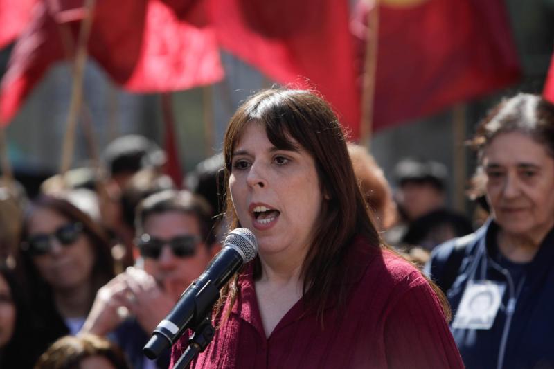 Constanza Martínez, secretaria general del Frente Amplio (Agencia UNO)