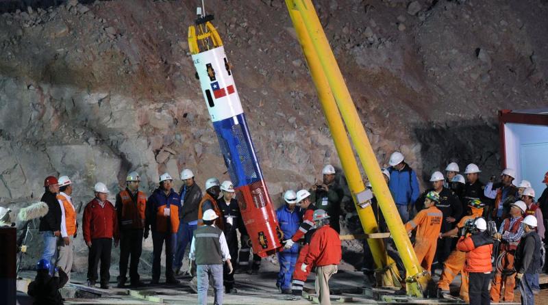 AFP (archivo) - Rescate de los 33 mineros