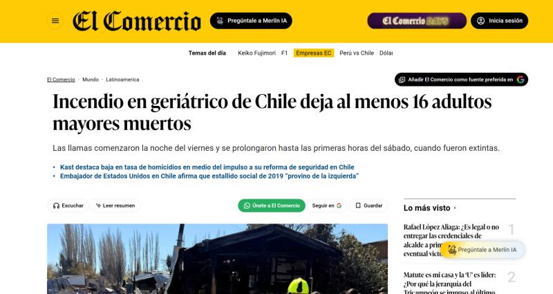 Captura: El Comercio