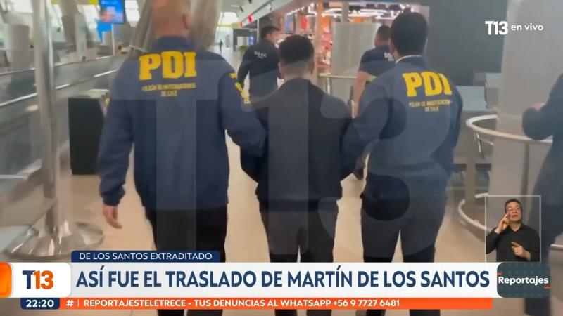 Así fue el traslado de Martín de los Santos - Reportajes Teletrece