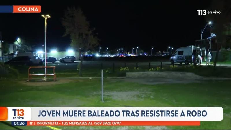 Hombre elevaba volantín junto a su familia y fue asesinado en Colina: Se habría resistido a un asalto