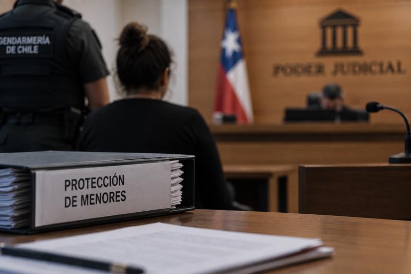 IA - Niño de 10 años evitó que cuchillo alcanzara a su hermana: Madre queda en prisión preventiva por graves agresiones a sus tres hijos