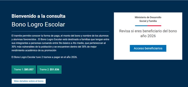 Captura - Revisa con tu RUT si recibes el Bono Logro Escolar
