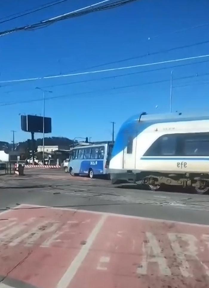 T13 - El momento que podría haber terminado en accidente en San Pedro de la Paz