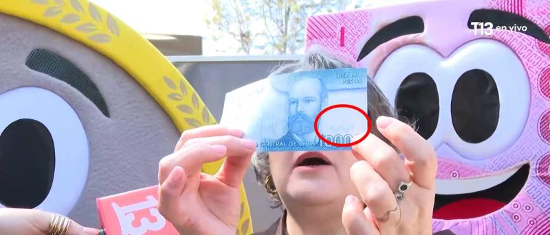 T13 En Vivo - Los segmentos de impresión que están por el reverso
