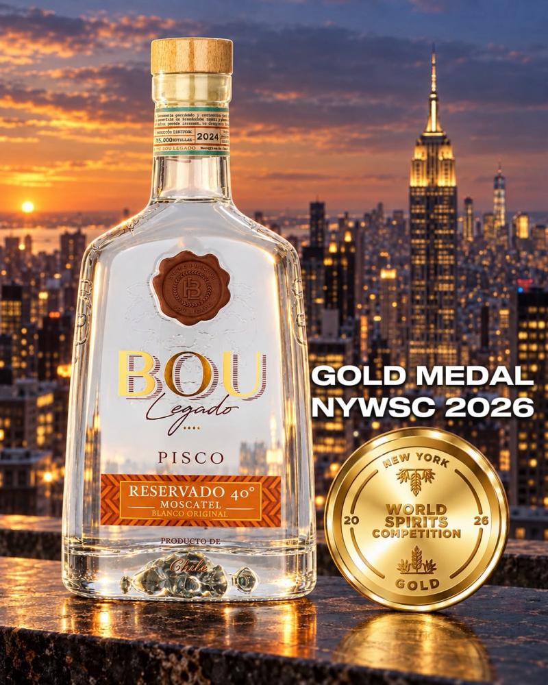 Pisco Bou Legado 40° Reservado Blanco Original