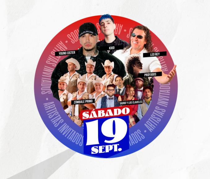 La gran fonda de Chile sábado 19 de septiembre