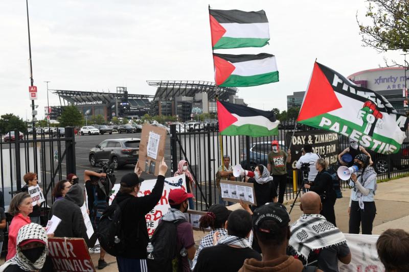 Manifestación fuera de concierto de Ed Sheeran - AFP