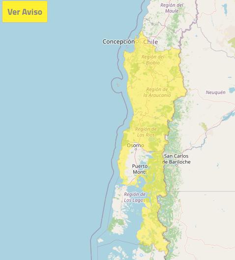 Aviso meteorológico - DMC