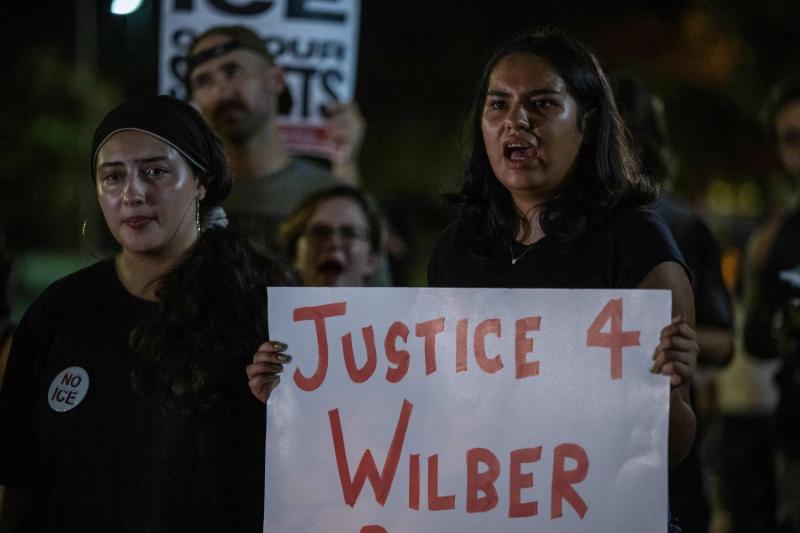 AFP - Una de las protestas contra el ICE realizadas este pasado lunes en Austin