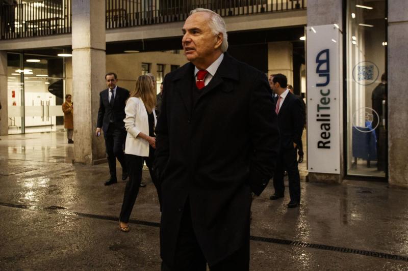 El exministro Andrés Chadwick ha declarado en varias aristas del Caso Audio. El Ministerio Público lo investiga como imputado y no ha tomado la decisión de una formalización.