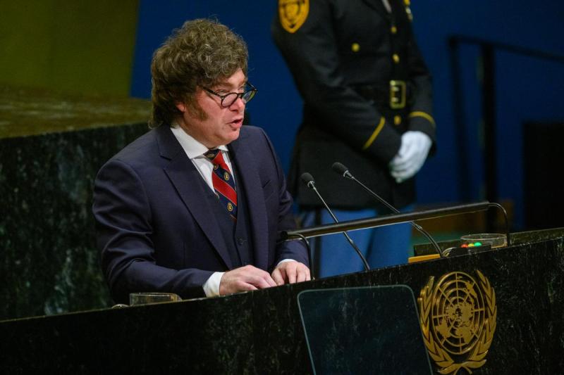 Milei califica a la ONU como una "organización inútil" - AFP