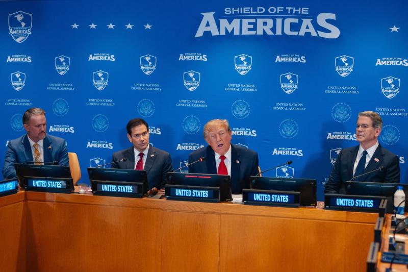 Presidencia de Chile - Marcos Rubio y Presidente Trump