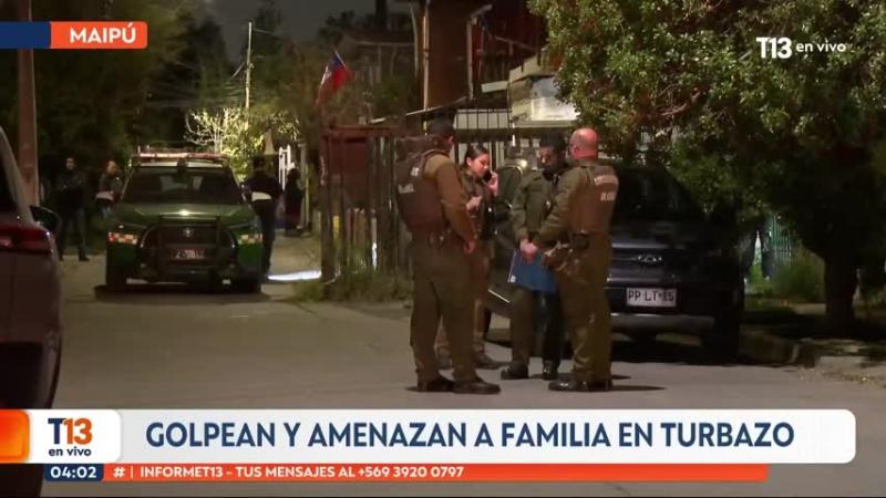 Rompieron el portón y dijeron ser carabineros: diez sujetos irrumpen en vivienda de Maipú
