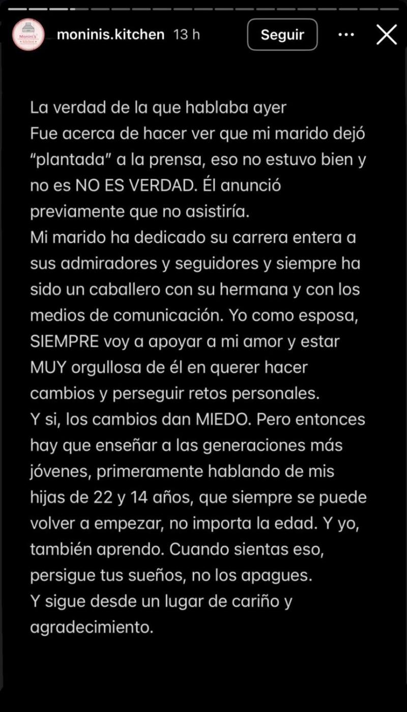Instagram (@moninis.kitchen) - Mónica León, esposa de Jesse Huerta