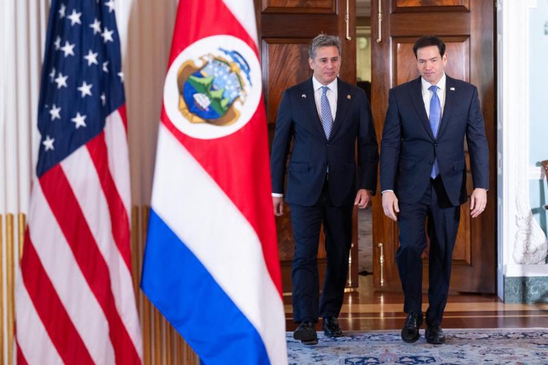 AFP - Excanciller de Costa Rica y Marcos Rubio