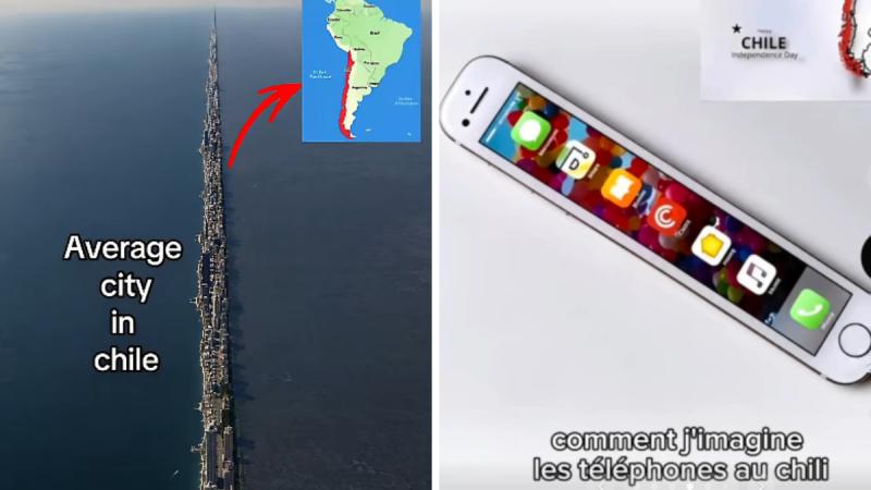Cómo surgió el meme viral sobre la geografía de Chile - TikTok