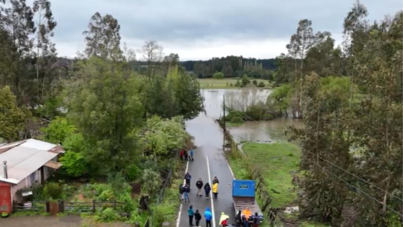 Rescatan cuerpo de adulto mayor con un tractor en el Biobío - T13