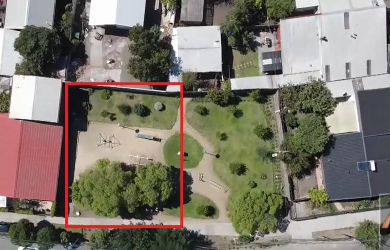 Así luce la plaza José Palma Barrera de Chiguayante - T13