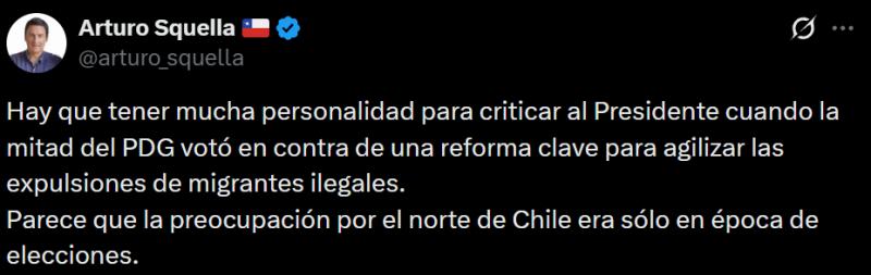 T13 - Las críticas del senador Squella