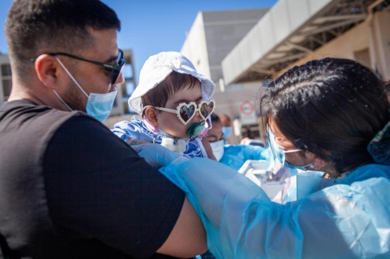 Martina tiene un año y casi toda su vida ha transcurrido en un hospital: así fue su especial salida al aire libre - Instagram Hospital Provincial de Ovalle