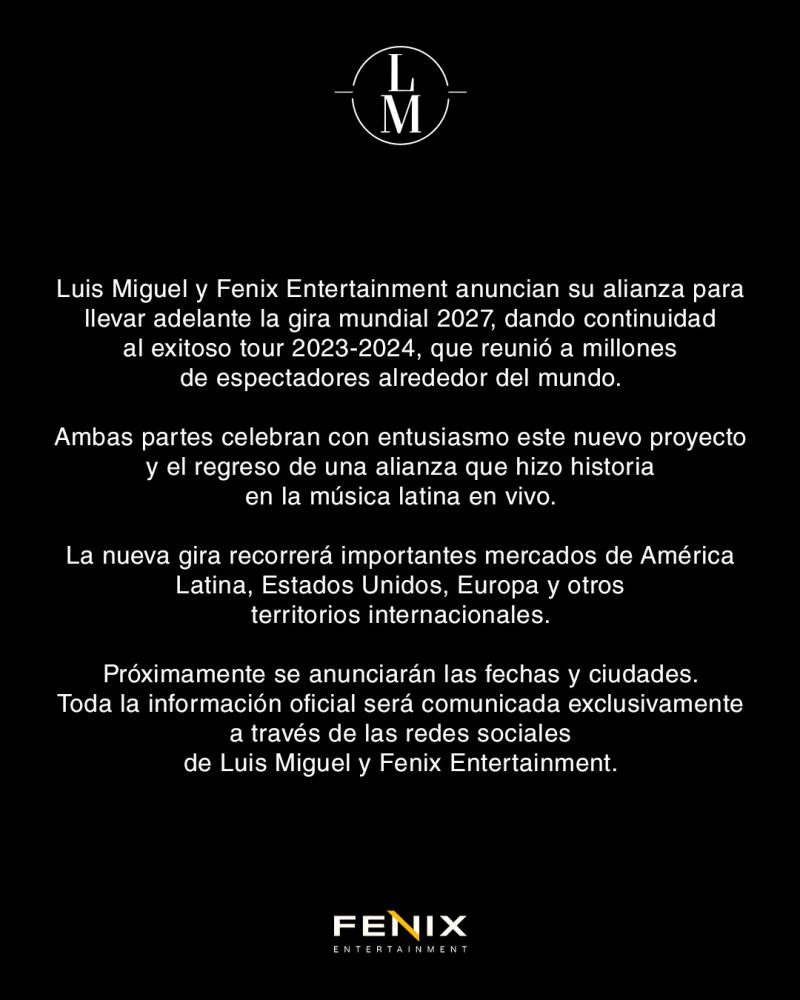 Instagram - Fénix Entertainment