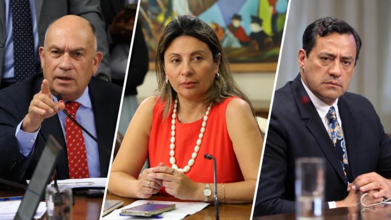 Diputados Bobadilla, Villalobos y Teao
