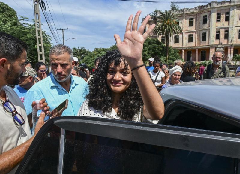 AFP - Activista cubana Anna Benítez