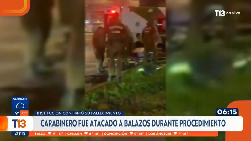 T13 - Carabinero muerte tras procedimiento de VIF