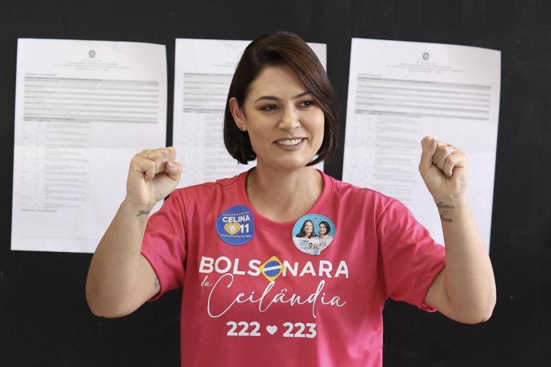 Michelle Bolsonaro - AFP